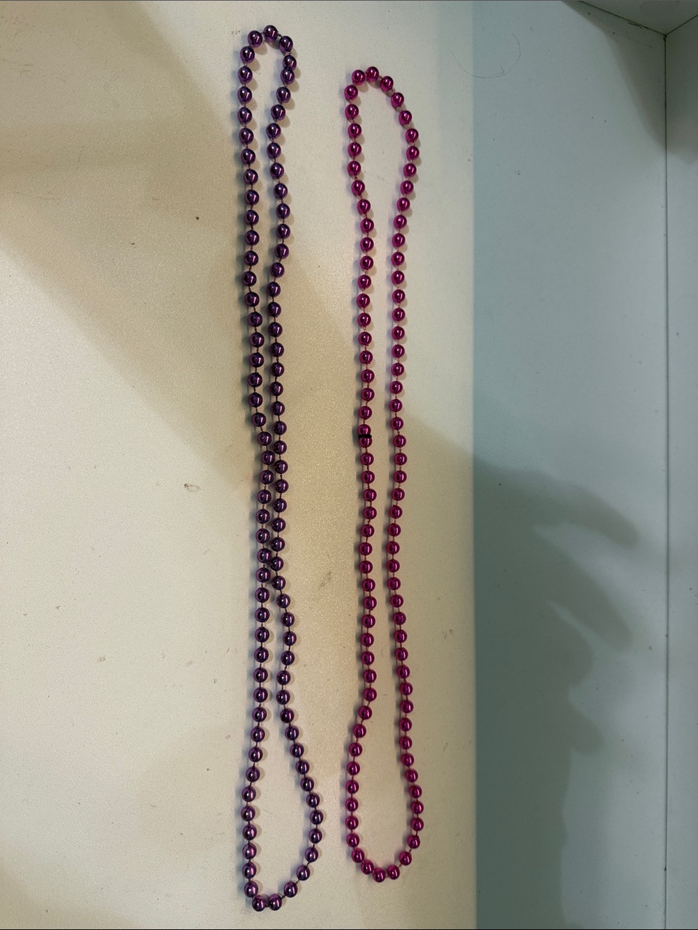 Cost play jewelry Purple and Pink Beaded Ball Necklaces - Women's Jewelry